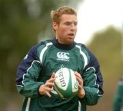 31 May 2007; Ireland's Gavin Duffy in action during squad training. Ireland Rugby Squad Training, Centro Naval, Buenos Aires, Argentina. Picture credit: Pat Murphy / SPORTSFILE