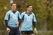 31 May 2007; Ireland's Barry Murphy, left, and Jeremy Staunton in action during squad training. Ireland Rugby Squad Training, Centro Naval, Buenos Aires, Argentina. Picture credit: Pat Murphy / SPORTSFILE