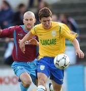 1 June 2007; Gary Deegan, Longford Town, in action against Paul Keegan, Drogheda United. eircom League of Ireland, Premier Division, Drogheda United v Longford Town, United Park, Drogheda, Co. Louth. Photo by Sportsfile