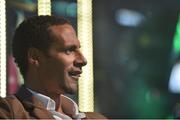 4 November 2014; Rio Ferdinand, QPR footballer and Ambassador, BT Sport, on the sport stage during Day 1 of the 2014 Web Summit in the RDS, Dublin, Ireland. Picture credit: Brendan Moran / SPORTSFILE / Web Summit