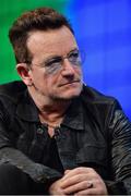 6 November 2014; Bono, Musician, Elevation Partners, on the centre stage during Day 3 of the 2014 Web Summit in the RDS, Dublin, Ireland. Picture credit: Brendan Moran / SPORTSFILE / Web Summit