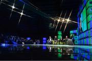 6 November 2014; Bono, Musician, Elevation Partners, on the centre stage during Day 3 of the 2014 Web Summit in the RDS, Dublin, Ireland. Picture credit: Brendan Moran / SPORTSFILE / Web Summit