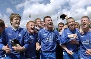 20 May 2007; Crumlin United players celebrate after defeating Shelbourne. U13 Final for FAI, Shelbourne v Crumlin United, Home Farm FC, Whitehall, Dublin. Picture credit: Ray Lohan / SPORTSFILE
