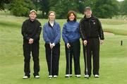 30 May 2007; Neil Collins, Irish Jobs.ie, Eimear Boland, Mary Waters, and Tony Dunne at the Golf Classic in aid of Temple Street Children's University Hospital. Powerscourt Golf Club, Powerscourt Estate, Enniskerry, Co. Wicklow. Picture credit: Matt Browne / SPORTSFILE