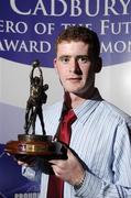 31 May 2007; The Cork U21 footballer Fintan Goold is presented with his Cadbury Hero of the Future Award at the Cadbury U21 Football Hero Awards, Westin Hotel, Dublin. Picture credit: Ray McManus / SPORTSFILE