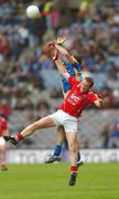 3 June 2007; Mark Stanfield, Louth, in action against J.P. Dalton, Wicklow. Bank of Ireland Leinster Senior Football Championship 2nd Replay, Louth v Wicklow, Croke Park, Dublin. Picture credit: Brian Lawless / SPORTSFILE