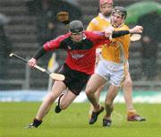 3 June 2007; Brendan McGourty, Down, in action against Ciaron Herron, Antrim. Guinness Ulster  Senior Hurling Championship Final, Antrim v Down, Casement Park, Belfast, Co Antrim. Picture credit: Russell Pritchard / SPORTSFILE