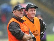 3 June 2007; Down manager Gerard Coulter and his assistant Hugh Gilmore on the sideline. Guinness Ulster Snior Hurling Championship Final, Antrim v Down, Casement Park, Belfast, Co Antrim. Picture credit: Oliver McVeigh / SPORTSFILE