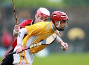 3 June 2007; Paddy McGill, Antrim, in action against Michael Ennis, Down. Guinness Ulster Senior Hurling Championship Final, Antrim v Down, Casement Park, Belfast, Co Antrim. Picture credit: Russell Pritchard / SPORTSFILE