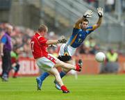 3 June 2007; Ray Finnegan, Louth in action against Tony Hannon, Wicklow. Bank of Ireland Leinster Senior Football Championship 2nd Replay, Louth v Wicklow, Croke Park, Dublin. Picture credit: David Maher / SPORTSFILE