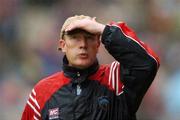 3 June 2007; Louth manager Eamon McEneaney towards the end of the match. Bank of Ireland Leinster Senior Football Championship 2nd Replay, Louth v Wicklow, Croke Park, Dublin. Picture credit: Brian Lawless / SPORTSFILE