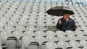 3 June 2007; A football fan awaits the start of the days matches. Bank of Ireland Leinster Senior Football Championship 2nd Replay, Louth v Wicklow, Croke Park, Dublin. Picture credit: Brian Lawless / SPORTSFILE