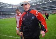 3 June 2007; Louth manager Eamon McEneaney leaves the pitch after the match. Bank of Ireland Leinster Senior Football Championship 2nd Replay, Louth v Wicklow, Croke Park, Dublin. Picture credit: Brian Lawless / SPORTSFILE