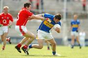 3 June 2007; Barry Grogan, Tipperary, in action against Graham Canty, Cork. Bank of Ireland Munster Senior Football Championship Semi-Final, Cork v Tipperary, Gaelic Grounds, Limerick. Picture credit: Brendan Moran / SPORTSFILE