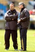 27 May 2007; Clare manager Tony Considine, right, with selector Tim Crowe. Guinness Munster Senior Hurling Championship Quarter-Final, Cork v Clare, Semple Stadium, Thurles, Co. Tipperary. Picture credit: Brendan Moran / SPORTSFILE