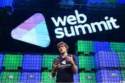 6 November 2014; Paddy Cosgrave, Founder & CEO, Web Summit, on the centre stage during Day 3 of the 2014 Web Summit in the RDS, Dublin, Ireland. Picture credit: Stephen McCarthy / SPORTSFILE / Web Summit