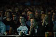 6 November 2014; A general view of the crowd during Bono's speech at the centre stage during Day 3 of the 2014 Web Summit in the RDS, Dublin, Ireland. Picture credit: Diarmuid Greene / SPORTSFILE / Web Summit