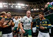 8 November 2014; Ireland captain leads his players off the field after the game. Guinness Series, Ireland v South Africa, Aviva Stadium, Lansdowne Road, Dublin. Picture credit: Matt Browne / SPORTSFILE