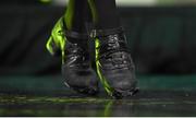 8 November 2014; Detail view of Irish dancing shoes during the TG4 Ladies Football All-Star Award. TG4 Ladies Football All-Star Awards 2014, Citywest Hotel, Saggart, Co. Dublin. Picture credit: Brendan Moran / SPORTSFILE