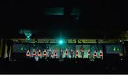 8 November 2014; The O'Shea dancers performing during the TG4 Ladies Football All-Star Award. TG4 Ladies Football All-Star Awards 2014, Citywest Hotel, Saggart, Co. Dublin. Picture credit: Brendan Moran / SPORTSFILE