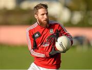 9 November 2014; Zach Tuohy, Portlaoise, warms up with his team-mates before the game. AIB Leinster GAA Football Senior Club Championship, Quarter-Final, Portlaoise v St Vincent's, O'Moore Park, Portlaoise, Co. Laois. Picture credit: Piaras Ó Mídheach / SPORTSFILE