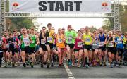 9 November 2014; A general view during the start of the 2014 Remembrance Run 5K. Phoenix Park, Dublin. Picture credit: Tomás Greally / SPORTSFILE