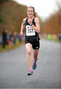 9 November 2014; Fionnuala Britton, Kilcoole A.C., Co. Wicklow, on her way to winning the 2014 Remembrance Run 5K. Phoenix Park, Dublin. Picture credit: Tomás Greally / SPORTSFILE