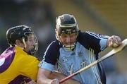 9 June 2007; David Curtin, Dublin, in action against Michael Jacob, Wexford. Guinness Leinster Senior Hurling Championship Semi-Final, Dublin v Wexford, Nowlan Park, Kilkenny. Picture credit: Matt Browne / SPORTSFILE