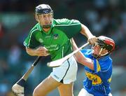 10 June 2007; Kieran Kenneally, Limerick, in action against Timmy Minogue, Tipperary. Munster Intermediate Hurling Championship Semi-Final, Limerick v Tipperary, Gaelic Grounds, Limerick. Picture credit: Brendan Moran / SPORTSFILE