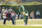 10 June 2007; Trent Johnson, Ireland, in action as wicket keeper David Nasha, Middesex, looks on. Friends Provident One Day Trophy, Ireland v Middlesex, Clontarf, Dublin. Picture credit: Matt Browne / SPORTSFILE