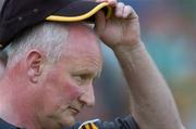 10 June 2007; Kilkenny coach Brian Cody feels the heat during the game. Guinness Leinster Senior Hurling Championship Semi-Final, Offaly v Kilkenny, O'Moore Park, Portlaoise, Co. Laois. Picture credit: David Maher / SPORTSFILE