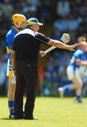 10 June 2007; Tipperary manager Michael 'Babs' Keating in conversation with Willie Ryan before the game. Guinness Munster Senior Hurling Championship Semi-Final, Limerick v Tipperary, Gaelic Grounds, Limerick. Picture credit: Brendan Moran / SPORTSFILE