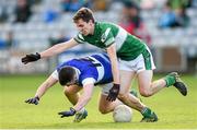 9 November 2014; Shane Carthy, St Vincent's, in action against David Seale, Portlaoise. AIB Leinster GAA Football Senior Club Championship, Quarter-Final, Portlaoise v St Vincent's, O'Moore Park, Portlaoise, Co. Laois. Picture credit: Pat Murphy / SPORTSFILE