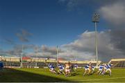 9 November 2014; The St Vincent's team warm up before the game. AIB Leinster GAA Football Senior Club Championship, Quarter-Final, Portlaoise v St Vincent's, O'Moore Park, Portlaoise, Co. Laois. Picture credit: Pat Murphy / SPORTSFILE