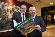 10 November 2014; Alan Milton, GAA Head of Media Relations, and Ray McManus, Sportsfile, at the launch of A Season of Sundays 2014. The Croke Park Hotel, Jones's Road, Dublin. Picture credit: Barry Cregg / SPORTSFILE