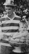 29 May 2007; Meath footballer Joe Sheridan, in cup, with his father Damien in 1985 after winning the Meath Championship. Yellow Furze, Meath. Photo by Sportsfile