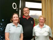 31 May 2007; Julie Blair and Lily O'Connell winners of the Ladies 02 'Four Ball Better Ball', pictured with Tony McCabe, Captain, Westport Golf Club. 02 Masters All Ireland Golf Challenge in association with the Irish Independent. Westport Golf Club, Carrowholly, Westport, Co. Mayo. Picture credit: Michael Donnelly / SPORTSFILE