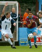 15 June 2007; Eamon Zayed, Drogheda United, in action against Liam Burns, Bohemians. FAI Ford Cup, Second Round, Drogheda United v Bohemians, United Park, Drogheda, Co. Louth. Photo by Sportsfile