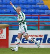 15 June 2007; Cork City's Roy O'Donovan celebrates after scoring his side's first goal. FAI Ford Cup, Second Round, Shelbourne v Cork City, Tolka Park, Dublin. Picture credit: David Maher / SPORTSFILE