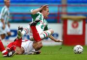 15 June 2007; Joe Gamble, Cork City, in action against James Chambers, Shelbourne. FAI Ford Cup, Second Round, Shelbourne v Cork City, Tolka Park, Dublin. Picture credit: David Maher / SPORTSFILE