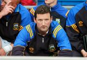 16 June 2007; Tipperary's Brendan Cummins watches the game from the substitutes bench. Guinness Munster Senior Hurling Championship Semi-Final Replay, Limerick v Tipperary, Semple Stadium, Thurles, Co. Tipperary. Picture credit: Pat Murphy / SPORTSFILE