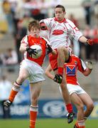 17 June 2007; David Comiskey, Armagh, in action against Cormac Arkinson, Tyrone. ESB Ulster Minor Football Championship Semi-Final, Tyrone v Armagh, St Tighearnach's Park, Clones, Co Monaghan. Photo by Sportsfile