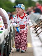 17 June 2007; Tyrone fan Tiarnach O'Neill, from Strabane, at the game. ESB Ulster Minor Football Championship Semi-Final, Tyrone v Armagh, St Tighearnach's Park, Clones, Co Monaghan. Photo by Sportsfile