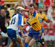 17 June 2007; Seamie Moloney, Clare, in action against Daniel Murphy, Waterford. Munster Intermediate Hurling Championship Semi-Final, Clare v Waterford, Semple Stadium, Thurles, Co. Tipperary. Picture credit: Matt Browne / SPORTSFILE