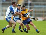 17 June 2007; Brian McMahon, Clare, in action against Brian Wall, Waterford. Munster Intermediate Hurling Championship Semi-Final, Clare v Waterford, Semple Stadium, Thurles, Co. Tipperary. Picture credit: Brendan Moran / SPORTSFILE