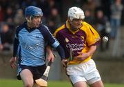 20 June 2007; Peadar Carton, Dublin, in action against Bobby Kenny, Wexford. Erin Leinster U21 Hurling Championship, Dublin v Wexford. Parnell Park, Dublin. Picture credit: Pat Murphy / SPORTSFILE