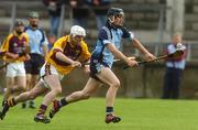 20 June 2007; Diarmuid Connolly, Dublin, in action against Bobby Kenny, Wexford. Erin Leinster U21 Hurling Championship, Dublin v Wexford. Parnell Park, Dublin. Picture credit: Pat Murphy / SPORTSFILE