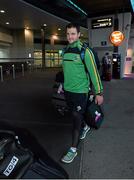 13 November 2014; Ireland's Michael Murphy, Donegal, arrives in Australia ahead of the International Rules Series. Melbourne Airport, Melbourne, Australia. Picture credit: Ray McManus / SPORTSFILE