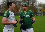 8 November 2014; Ireland's Michael Murphy, left, and Finian Hanley during International Rules training ahead of their International Rules Series game against Australia on Saturday 22nd November. International Rules training, Carton House, Maynooth, Co. Kildare. Picture credit: Ray McManus / SPORTSFILE