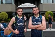14 November 2014; Ireland's Kevin McLoughlin, left, and Padraig O'Neill before going to International Rules squad training ahead of their International Rules Series warm up game against VFL All Stars on Sunday 16th. International Rules Squad training, Wesley College, Melbourne, Victoria, Australia. Picture credit: Ray McManus / SPORTSFILE